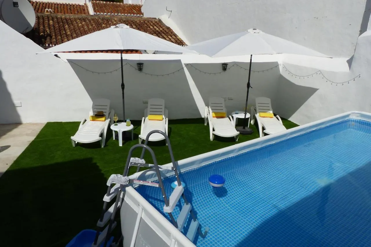 Villa Benalmádena Pueblo - Casa Josefita, patio with Private Pool-Piscina Privada y solarium Spagna